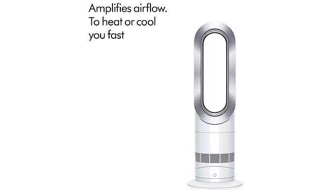Dyson AM09 (White & Silver) Hot and Cool Fan Heater - New Boxed Condition