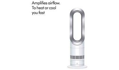 Dyson AM09 (White & Silver) Hot and Cool Fan Heater - New Boxed Condition