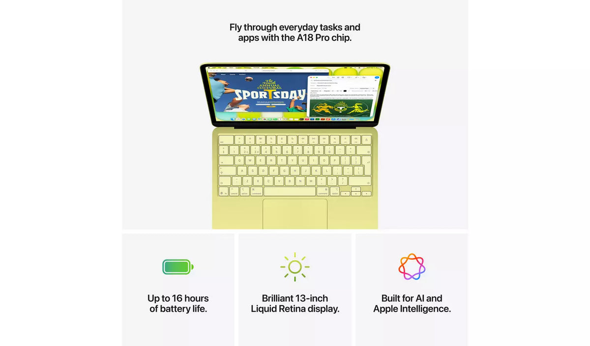 Apple MacBook Silver Neo 2026 13in A18 Pro 8GB 256GB - New Boxed Condition