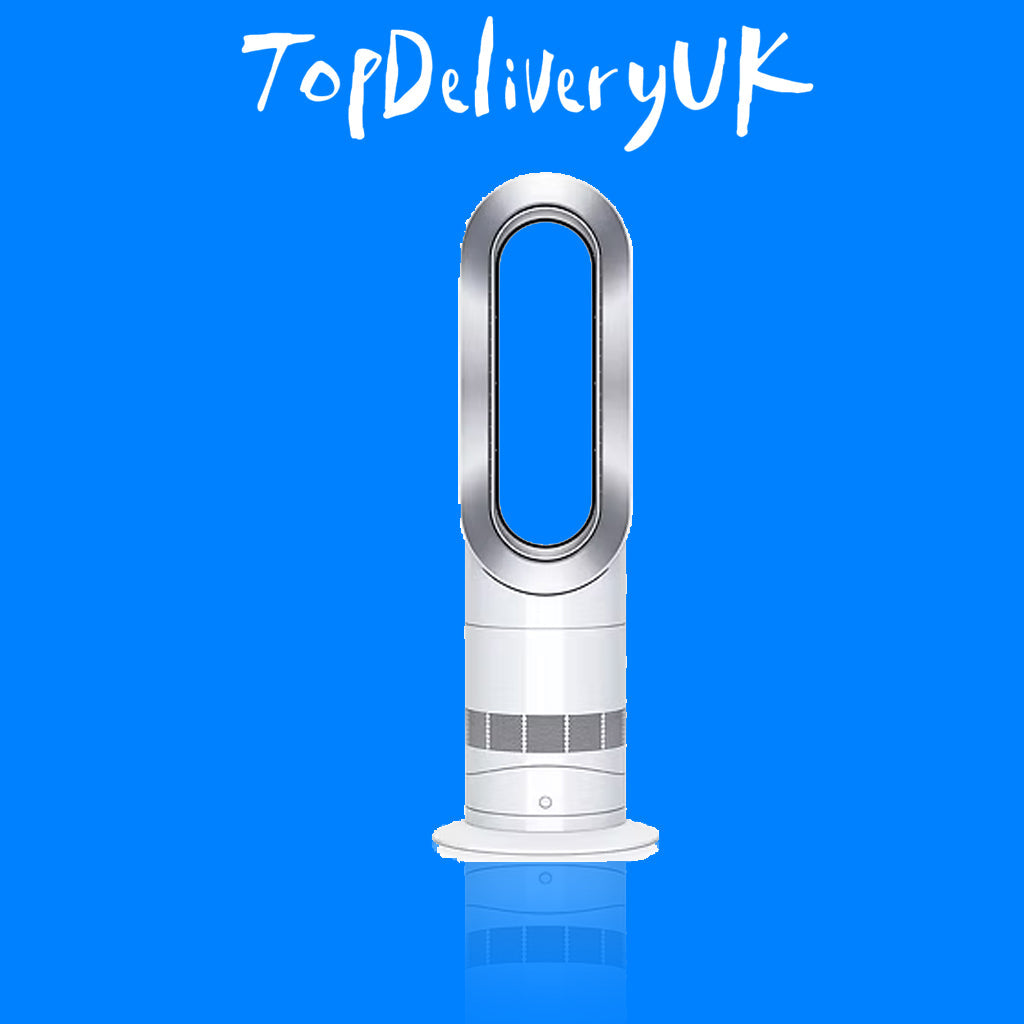 Dyson AM09 (White & Silver) Hot and Cool Fan Heater - New Boxed Condition