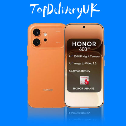SIM Free HONOR 600 5G (Orange) 256GB AI Mobile Phone - New Boxed Condition