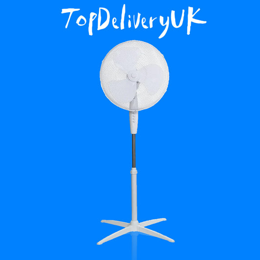 Russell Hobbs Powerful (3 Speeds) 16 Inch Lightweight Pedestal Fan - New Boxed Condition