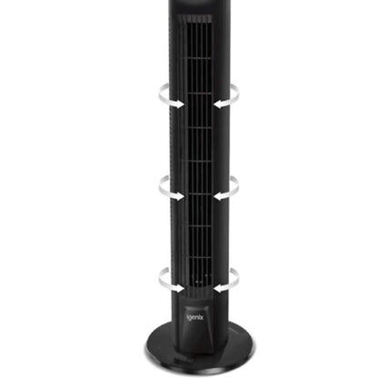 Igenix DF0030BL Black (3 Speeds) 30 Inch Oscillating Tower Fan image 4