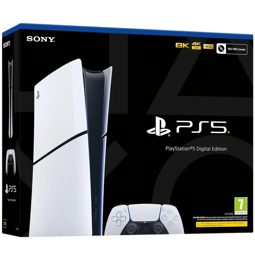 PlayStation 5 Sony PS5 Console Digital Edition Slim Version 825GB - Boxed