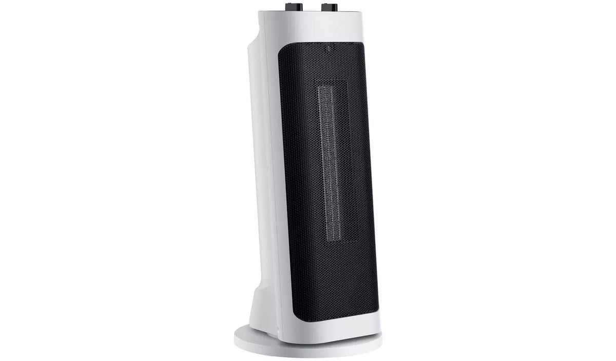 Bush 2kW (Black & White) Tower Fan Heater - New Boxed Condition